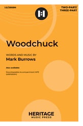 Woodchuck Two-Part choral sheet music cover